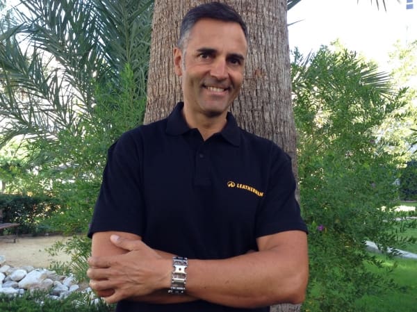 Rafa Lomana, embajador Leatherman en España