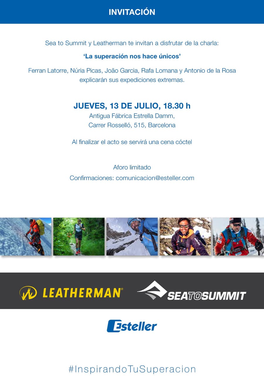 Invitación embajadores Sea to Summit Leatherman 01 | Esteller