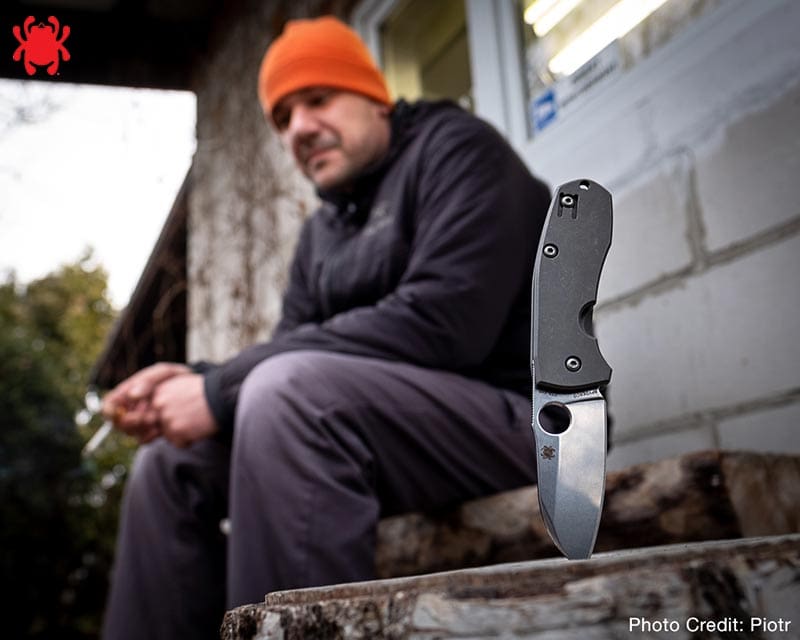 Marcin Slysz con Spyderco Techno 2