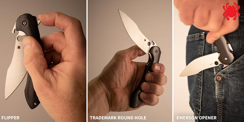 Spyderco I Navaja Tropen Abertura