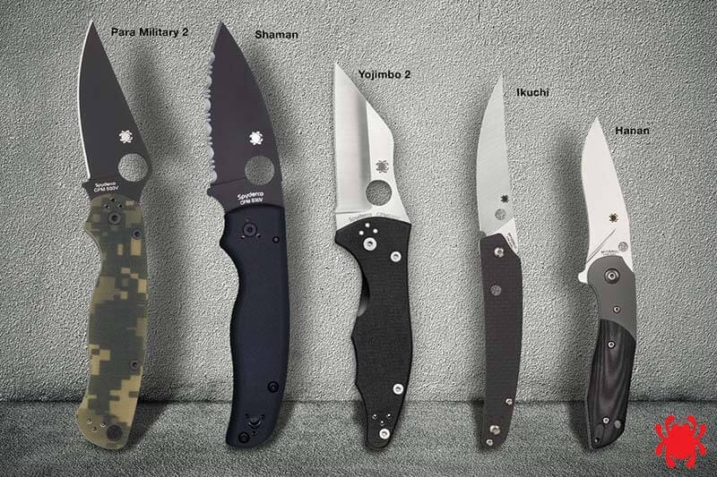 Modelos de navajas Spyderco con mecanismo compression Lock