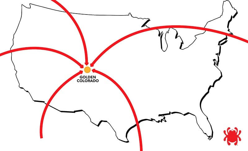 Golden Colorado I Fábrica navajas Spyderco 