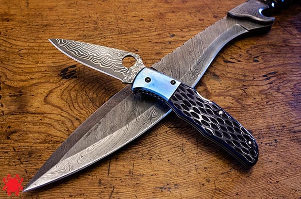 Navajas de damasco Spyderco I Esteller Iberia