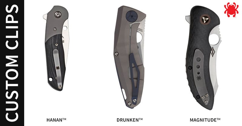 Clips de bolsillo Spyderco personalizados