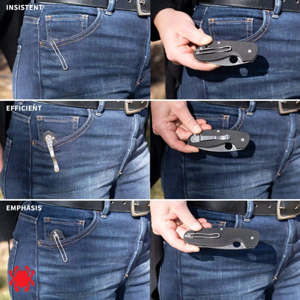 Clip de bolsillo de navajas Spyderco I Esteller